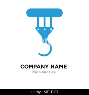 crane company logo design template, Business corporate vector icon Stock Vector