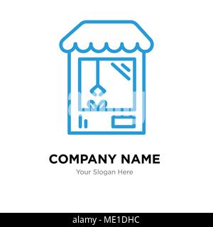 Machine company logo design template, Business corporate vector icon Stock Vector