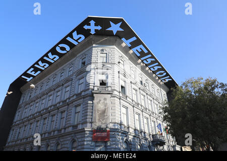 House of Terror museum in Budapest Hungary Stock Photo