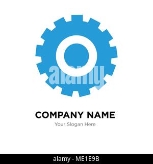 Setting company logo design template, Business corporate vector icon Stock Vector
