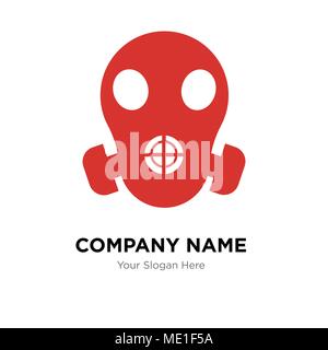 respirator company logo design template, Business corporate vector icon Stock Vector