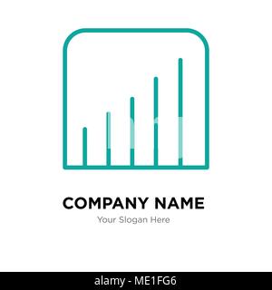 Coverage level company logo design template, Business corporate vector icon Stock Vector