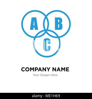 Data interconnected company logo design template, Business corporate vector icon Stock Vector