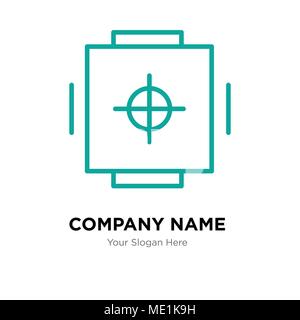 Safe box company logo design template, Business corporate vector icon Stock Vector