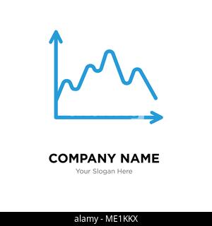 Data company logo design template, Business corporate vector icon Stock Vector