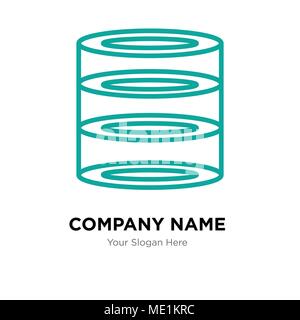 data analytics company logo design template, Business corporate vector icon Stock Vector