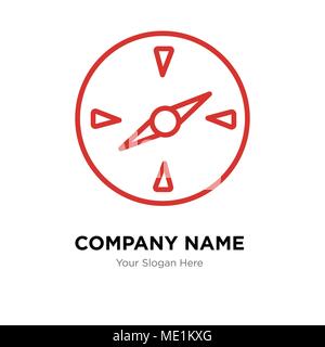 Compass company logo design template, Business corporate vector icon Stock Vector