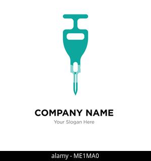 puncher company logo design template, Business corporate vector icon Stock Vector