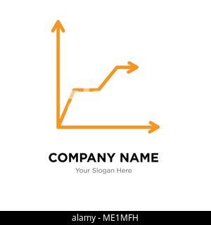 Triangular pyramid company logo design template, Business corporate vector icon Stock Vector