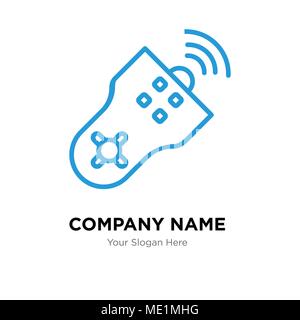 Remote control company logo design template, Business corporate vector icon Stock Vector