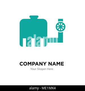 water tank company logo design template, Business corporate vector icon Stock Vector