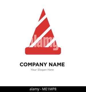 traffic safety equipment company logo design template, Business corporate vector icon Stock Vector