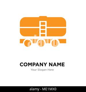 train company logo design template, Business corporate vector icon Stock Vector