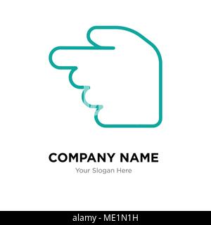 Hourglass company logo design template, Business corporate vector icon Stock Vector