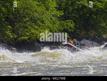 Granite Creek Rapid Class IV, Hells Canyon, Snake River, deepest gorge in North America (7900 feet), forms the border of Idaho and Oregon. Photographe Stock Photo