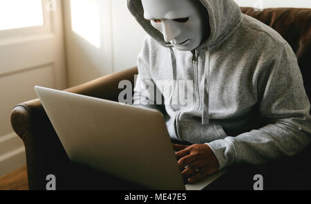 Computer hacker and cyber crime Stock Photo