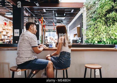 Lovely couple having a good time together Stock Photo