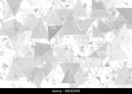 Black & white backgroud with gray random shapes, for graphic design. Stock Photo