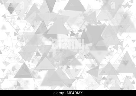 Black & white backgroud with gray random shapes, for graphic design. Stock Photo