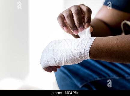 People with home safety concept Stock Photo