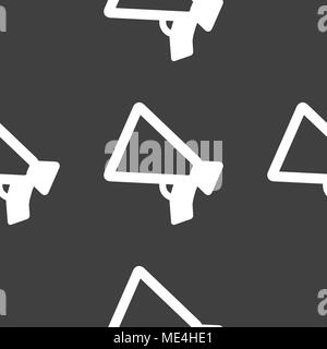 Mouthpiece. web icon flat design. Seamless pattern. Vector EPS10 Stock Vector