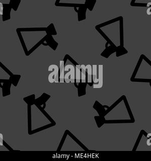 Mouthpiece. web icon flat design. Seamless pattern. Vector EPS10 Stock Vector
