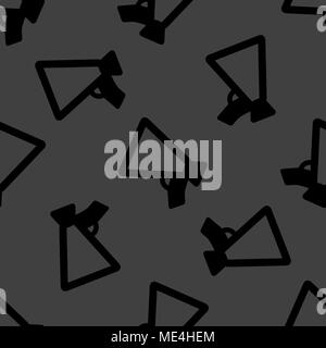 Mouthpiece. web icon flat design. Seamless pattern. Vector EPS10 Stock Vector