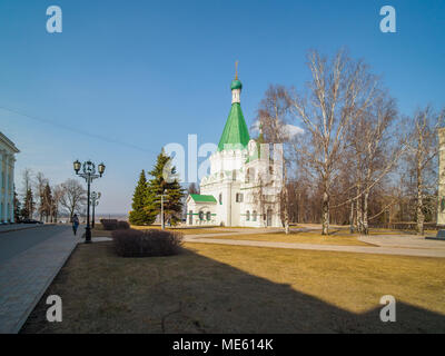Old church of archangel Michael in Kremlin Stock Photo