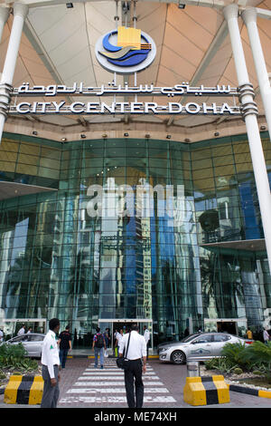 Interior of the City Center Mall Doha, a large shopping mall in ...