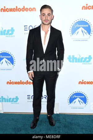 Beverly Hills, CA, USA. 21st Apr, 2018. 21 April 2018 - Beverly Hills, California - Dacre Montgomery. 9th Annual Thirst Gala held at Beverly Hilton Hotel Photo Credit: Birdie Thompson/AdMedia Credit: Birdie Thompson/AdMedia/ZUMA Wire/Alamy Live News Stock Photo