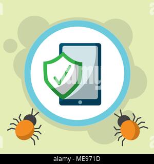 cyber security concept Stock Vector