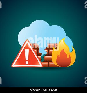 cyber security concept Stock Vector
