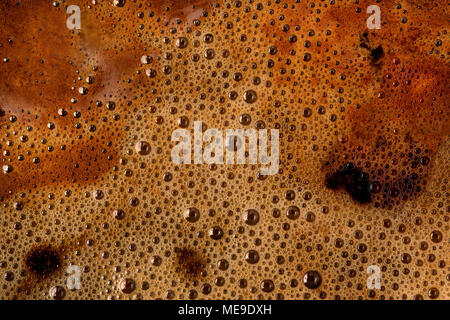 Coffee Foam Close Up Free Stock Photo