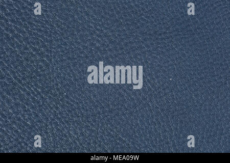 Natural blue leather texture. Stock Photo