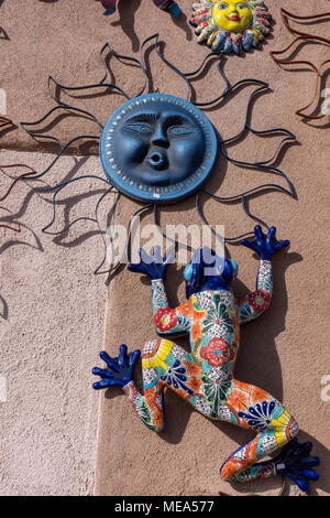 decorative wall art from Jericho Garden Nursery (Albuquerque, New Mexico) Stock Photo