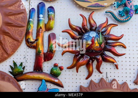 decorative wall art from Jericho Garden Nursery (Albuquerque, New Mexico) Stock Photo