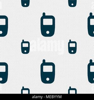 Mobile telecommunications technology symbol. Seamless pattern with geometric texture. Vector illustration Stock Vector