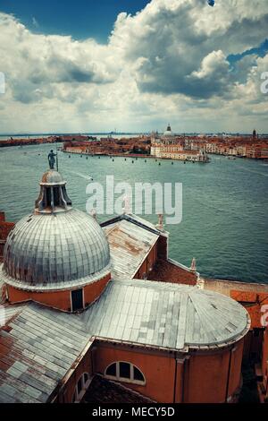 Venice viewed from top of church San Giorgio Maggiore in Italy Stock ...