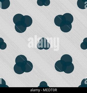 Color scheme icon sign. Seamless pattern with geometric texture. Vector illustration Stock Vector