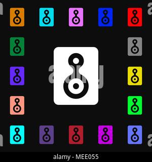Video Tape  icon sign. Lots of colorful symbols for your design. Vector illustration Stock Vector