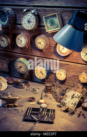 Vintage watchmakers tools hi res stock photography and images Alamy