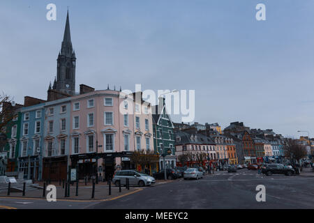 the town of Cobh, which sits on an island in Cork city's harbour. It's  known as the Titanic's last port of call in 1912 Stock Photo - Alamy