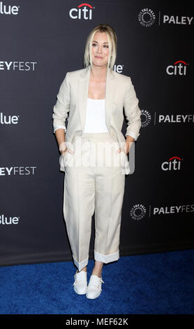 PaleyFest Los Angeles - 'Big Bang Theory and Young Sheldon' at the Dolby Theater  Featuring: Kaley Cuoco Where: Los Angeles, California, United States When: 21 Mar 2018 Credit: Nicky Nelson/WENN.com Stock Photo