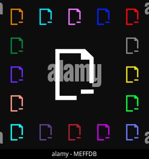 Remove Folder icon. Symbols on eight colored buttons. Vector ...