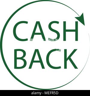 abstract cash back background with some special objects Stock Vector