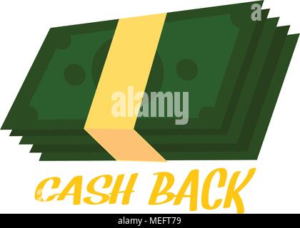 abstract cash back background with some special objects Stock Vector