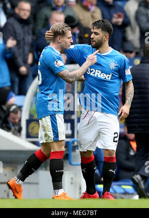 Jason Scotland Rangers Rangers' Jason Cummings celebrates scoring his side's first goal of the ...