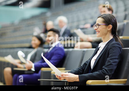 Happy audience Stock Photo