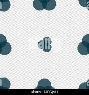Color scheme icon sign. Seamless abstract background with geometric shapes. Vector illustration Stock Vector