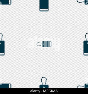 army chains icon sign. Seamless abstract background with geometric shapes. Vector illustration Stock Vector